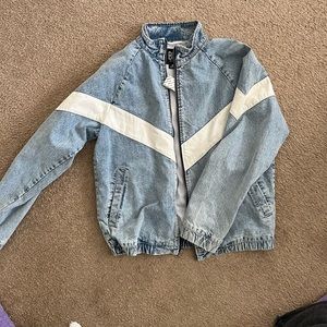 NWT UO Jean Jacket Bomber